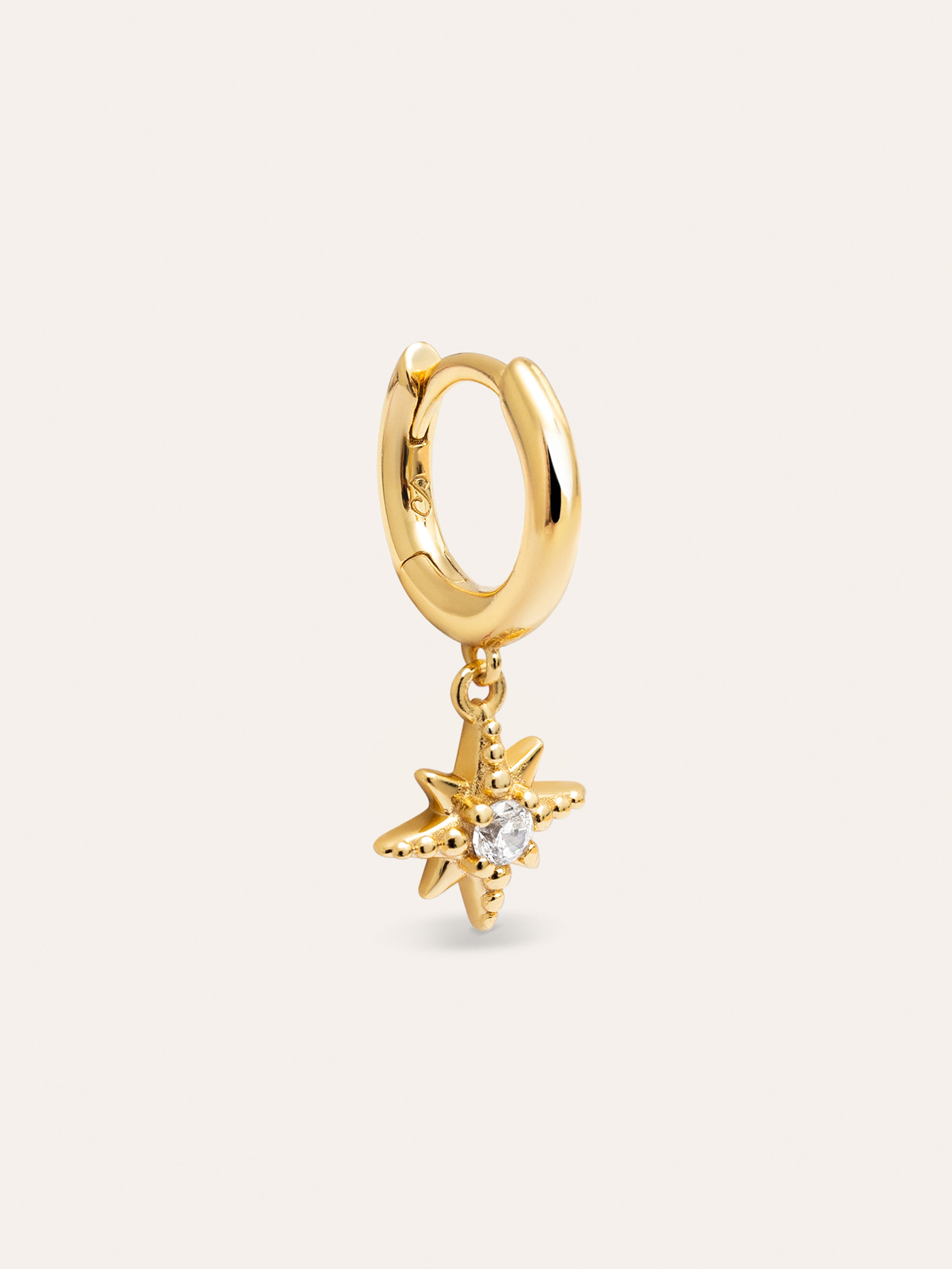 Stella Gold Hoop Single Earring 