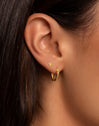 Plane Gold Single Earring