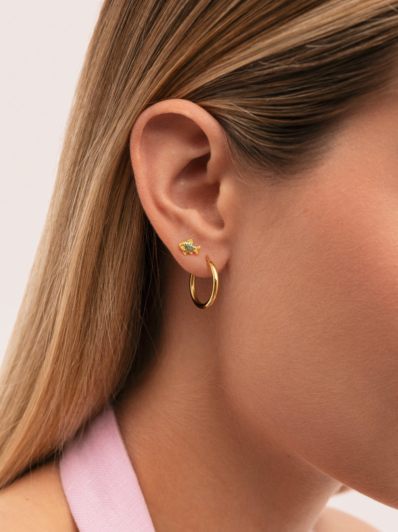 Single Earring Azura Gold Plated