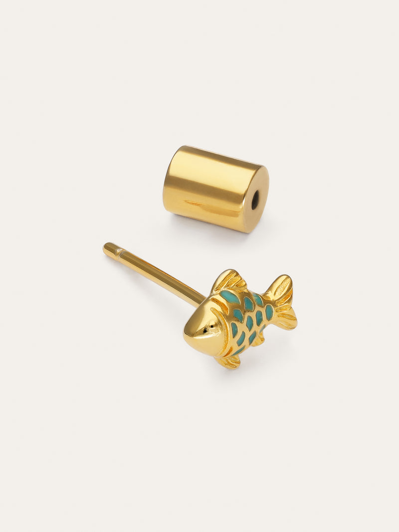 Single Earring Azura Gold Plated