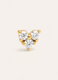 Heart Spark Gold Single Earring 