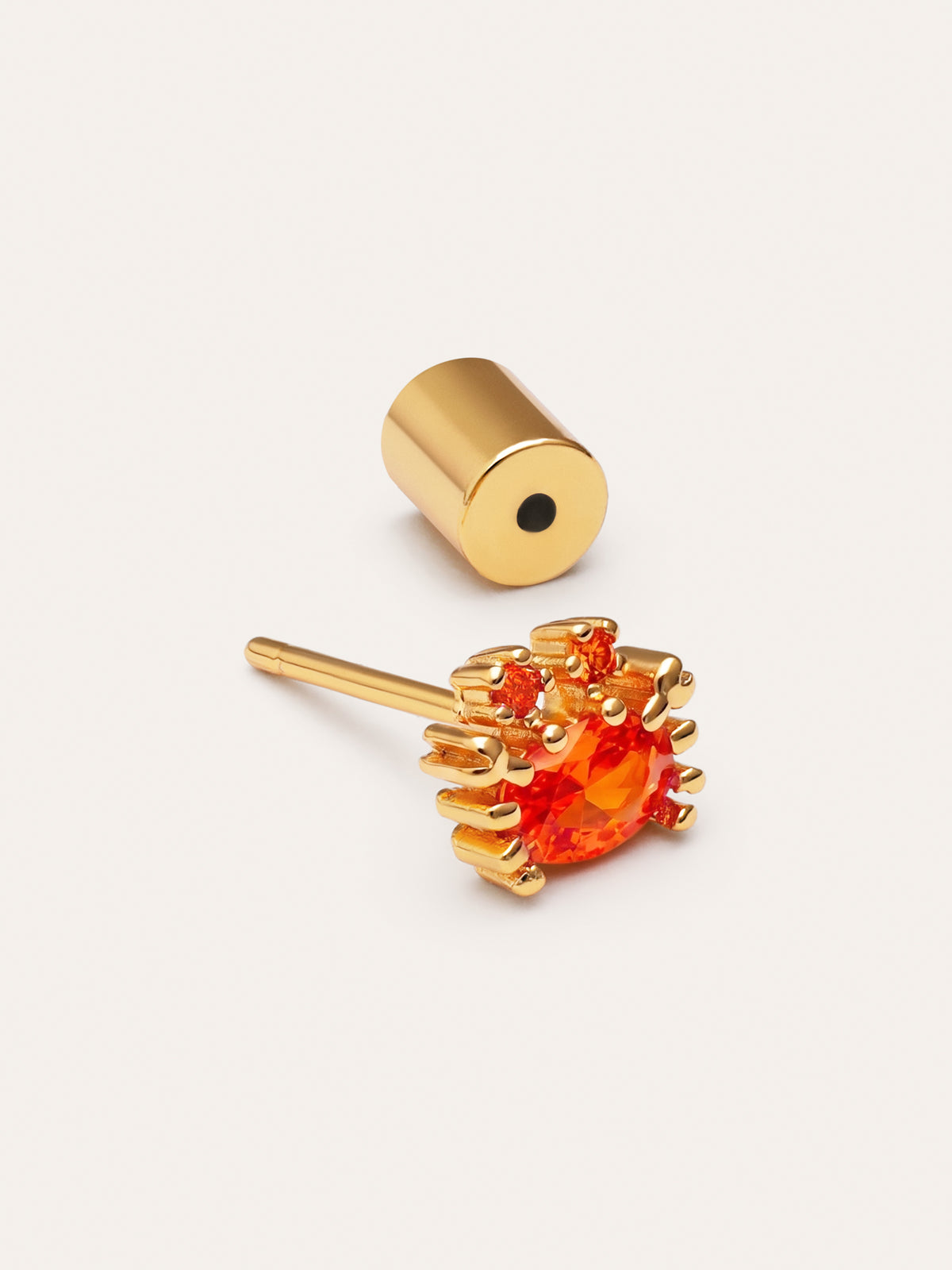Imagen detalle de Pendiente Suelto Sea Crabby Baño Oro