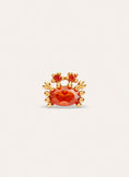 Single Earring Sea Crabby Gold Plated
