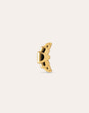 Croissant Gold Single Earring 