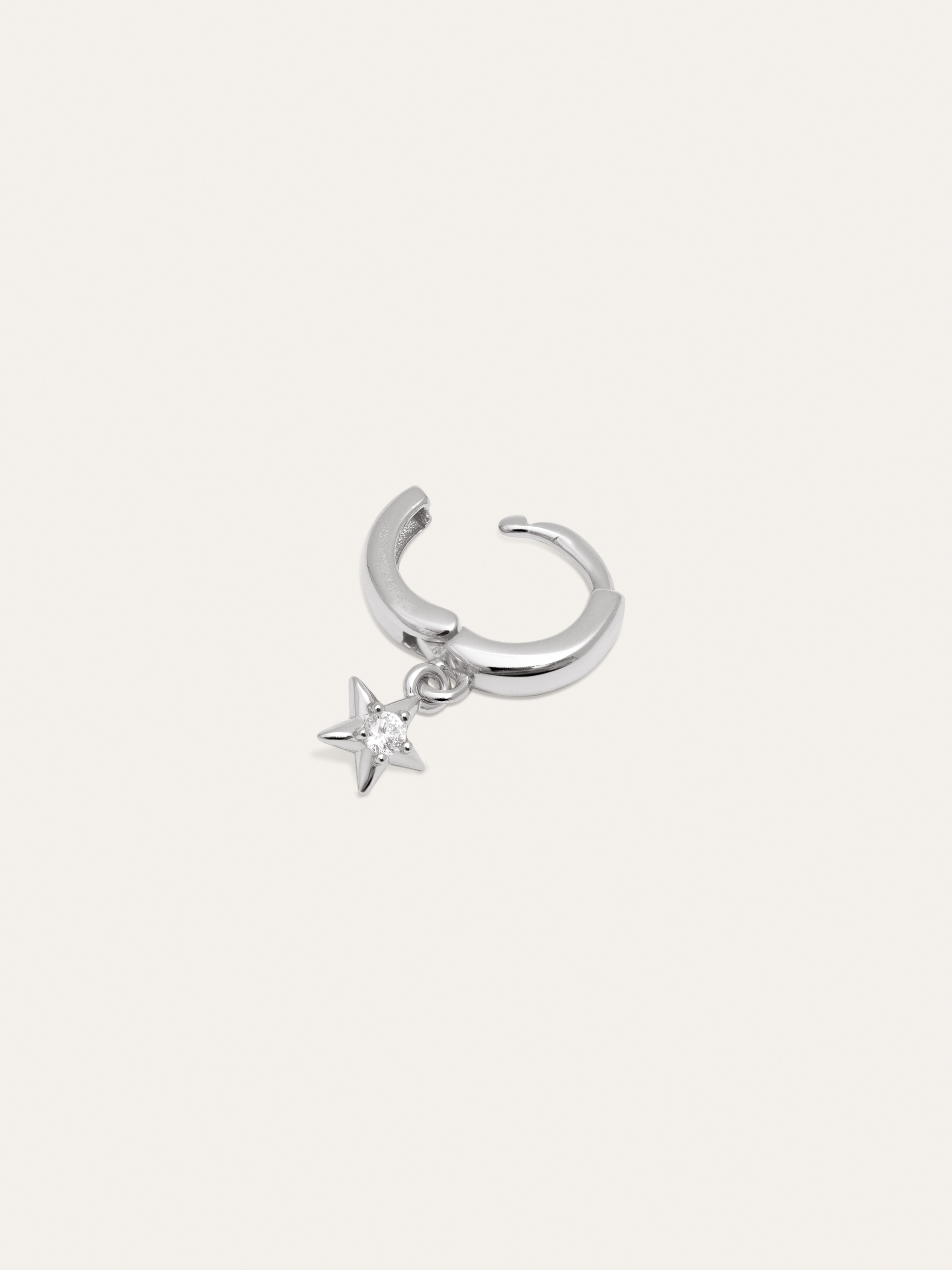 Dance Star Gold Hoop Earring