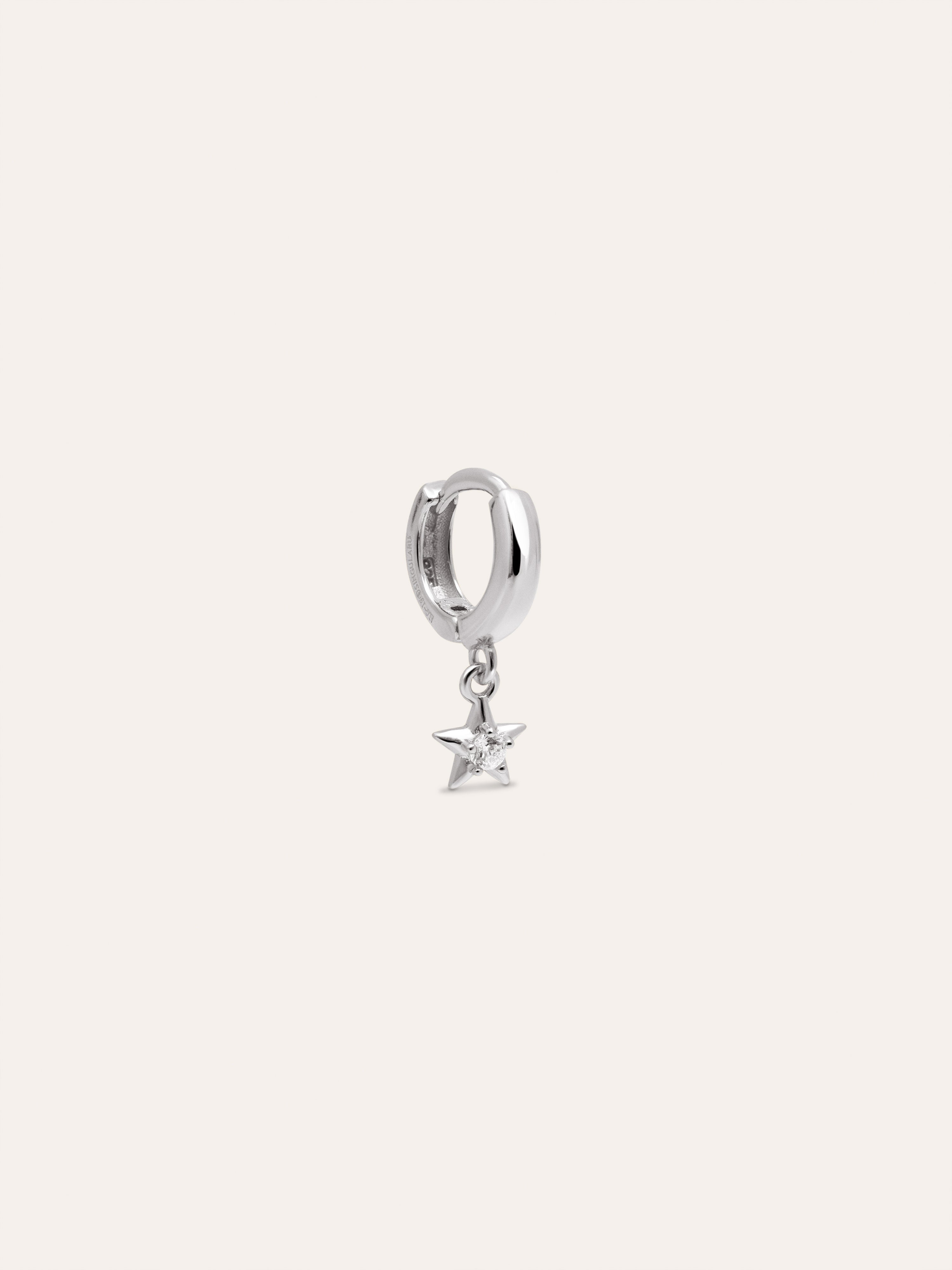 Dance Star Gold Hoop Earring