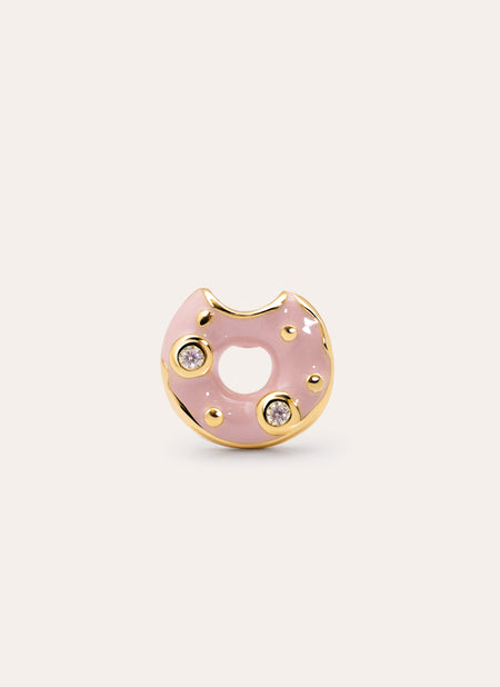 Donut Gold Single Earring