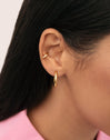Drop Gold Ear Cuff Single Earring