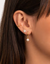 Glint Gold Single Earring 