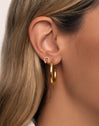 Horseshoe Gold Single Earring 