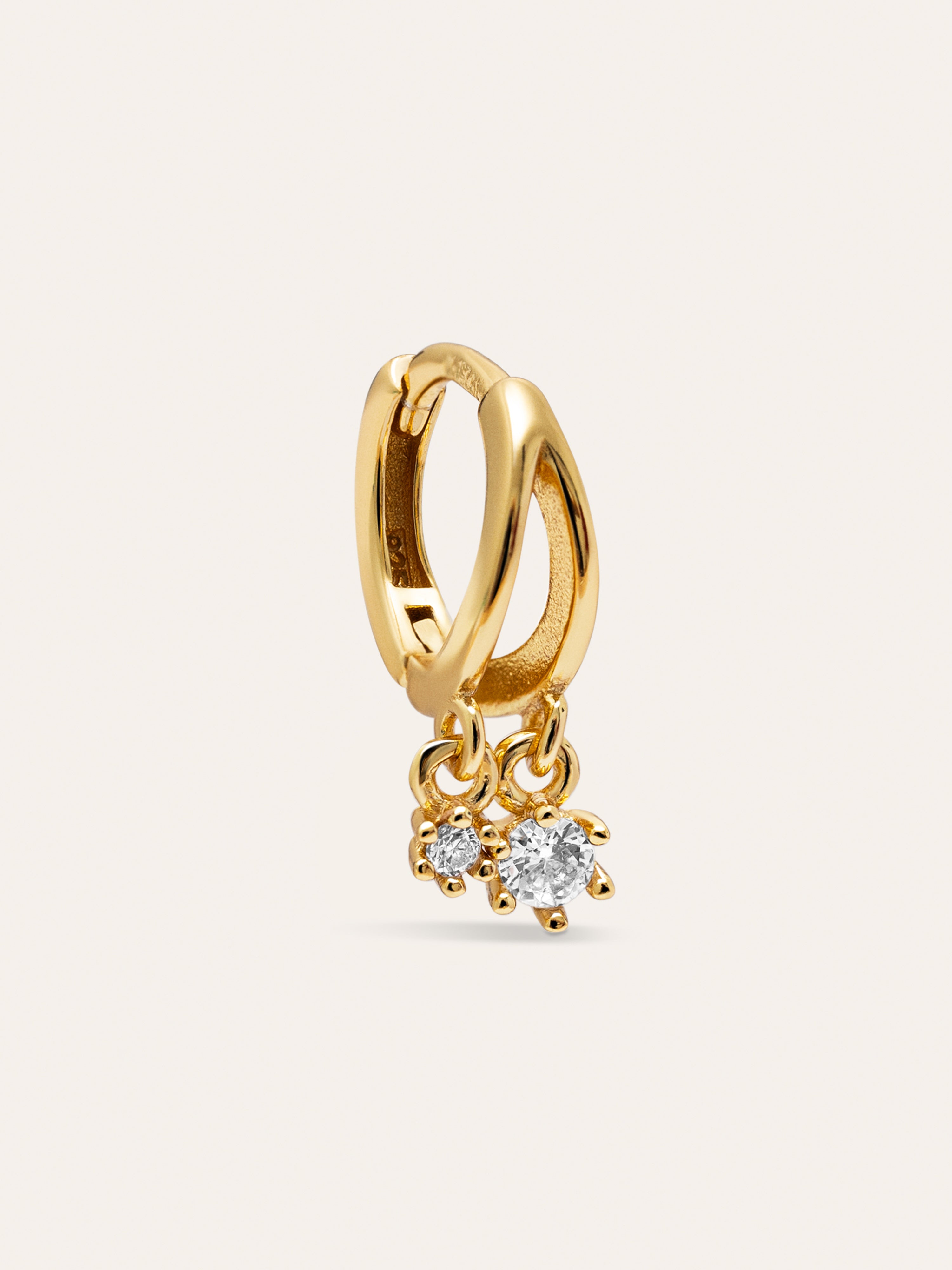 Luzia Gold Single Earring 