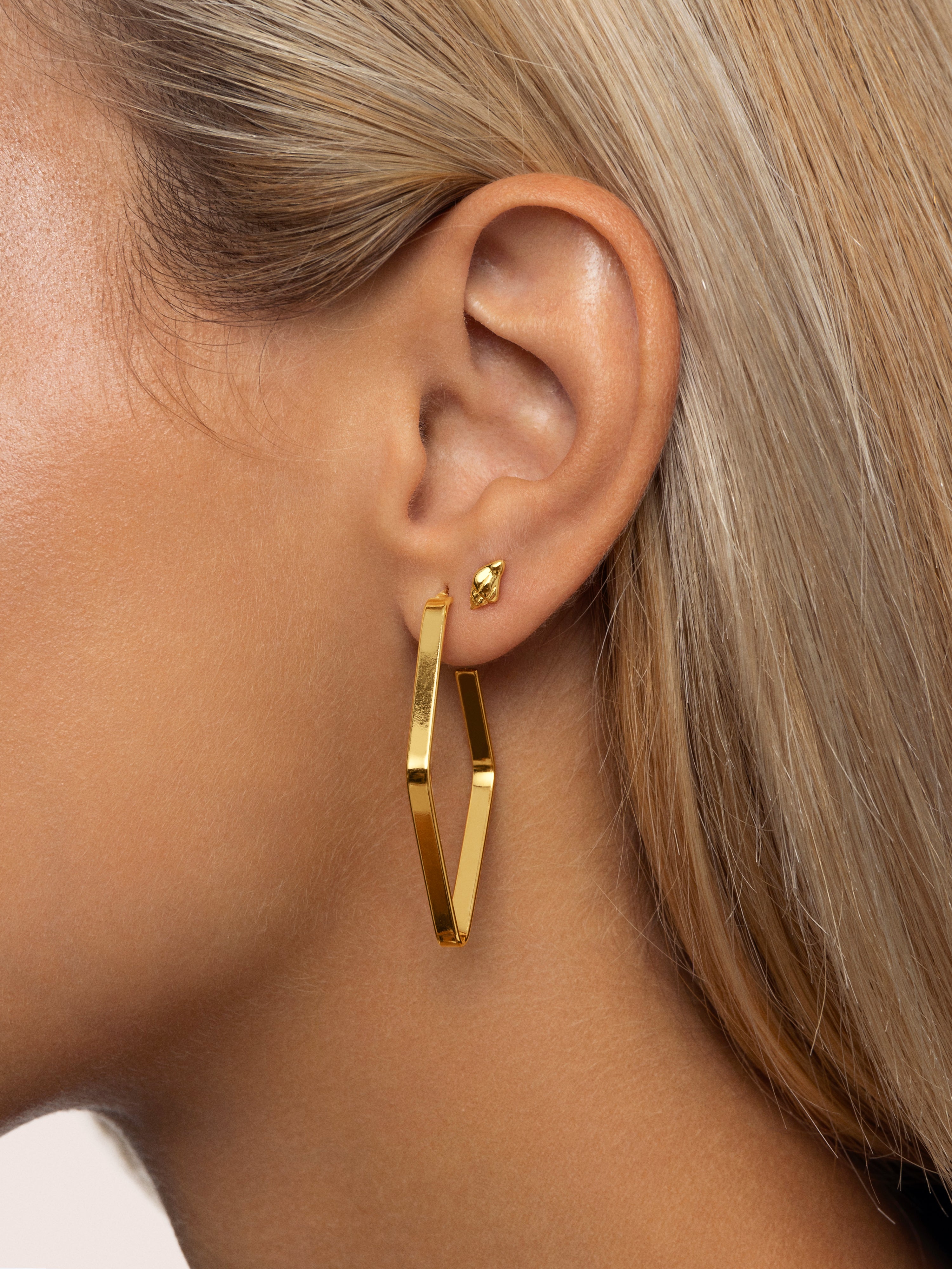 Sea Gold Single Earring