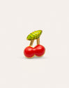 Small Cherry Gold Single Earring 