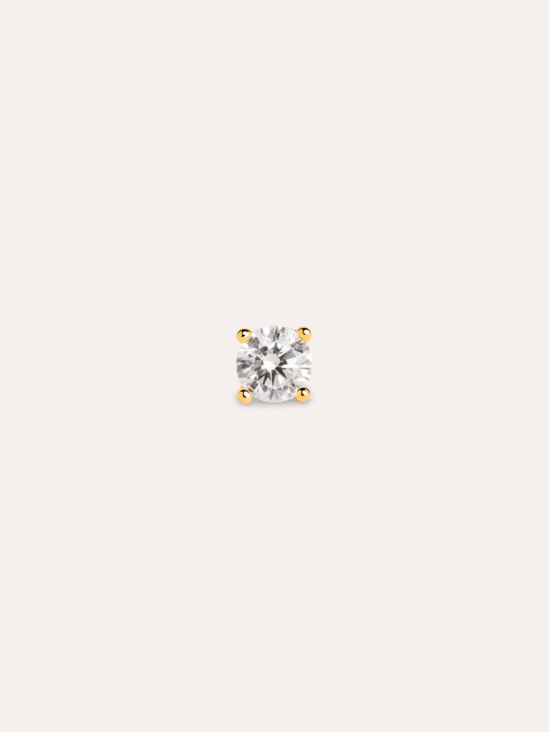 Mini Spark Gold Single Earring