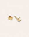 Moon Gold Single Earring