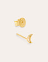 Moon Shape Gold Single Earring