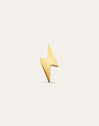 Single Earring Lightning Steel Gold-Plated