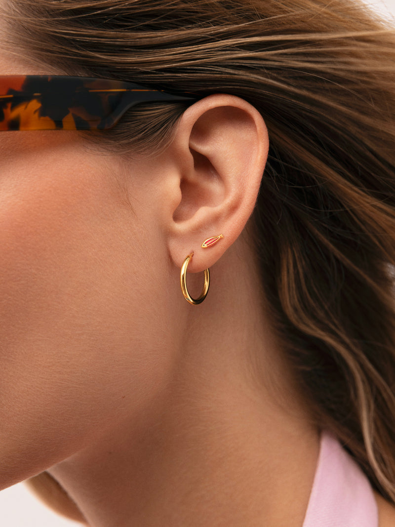 Single Earring Salina Gold Plated