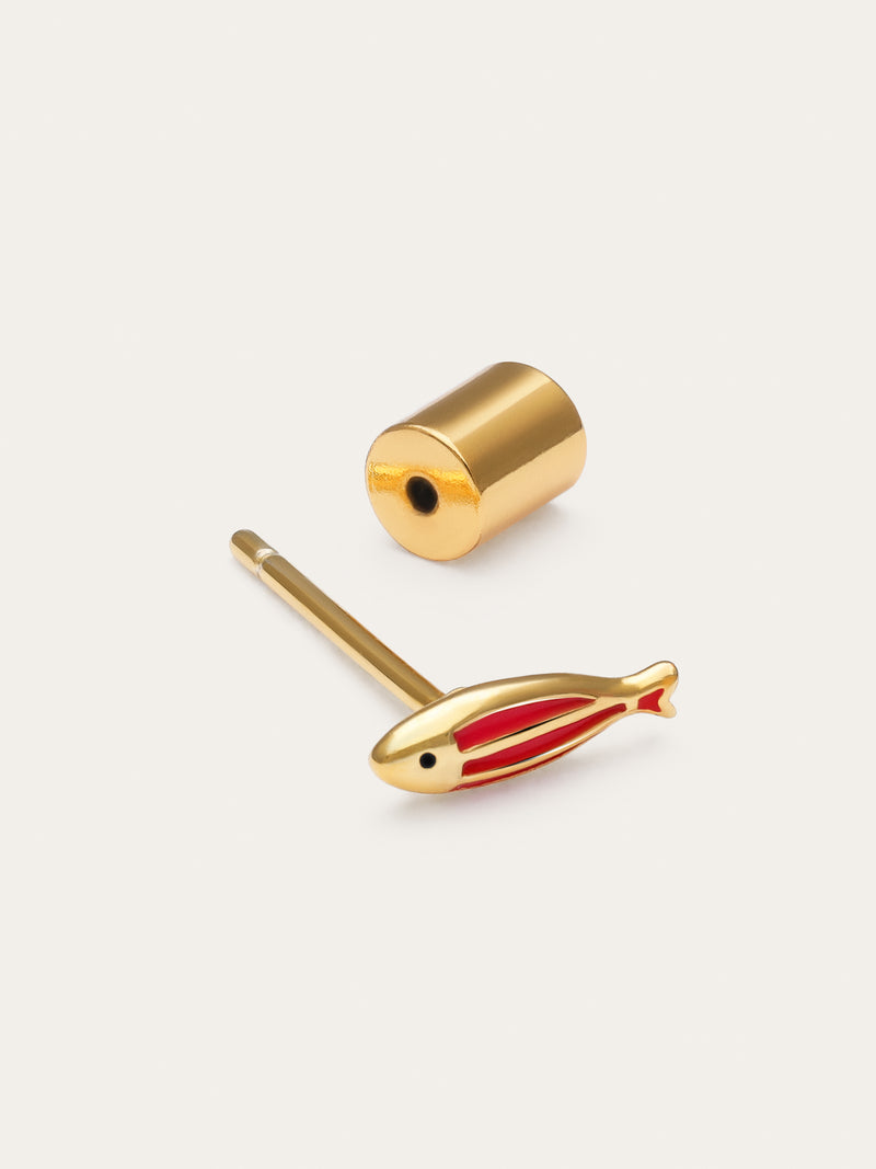 Single Earring Salina Gold Plated