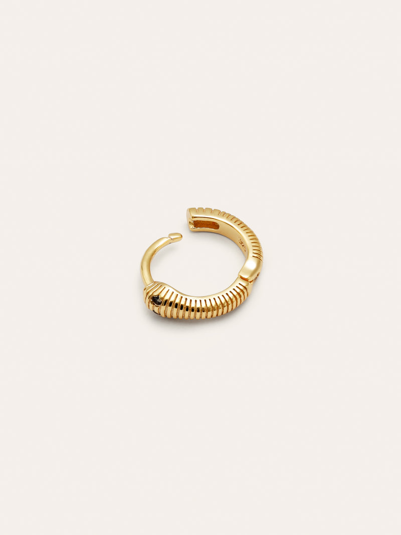 Snake Gold Single Earring
