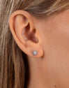 Snowflake Silver Single Earring