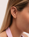 Single Earring Solea Sparks Silver Gold Plated