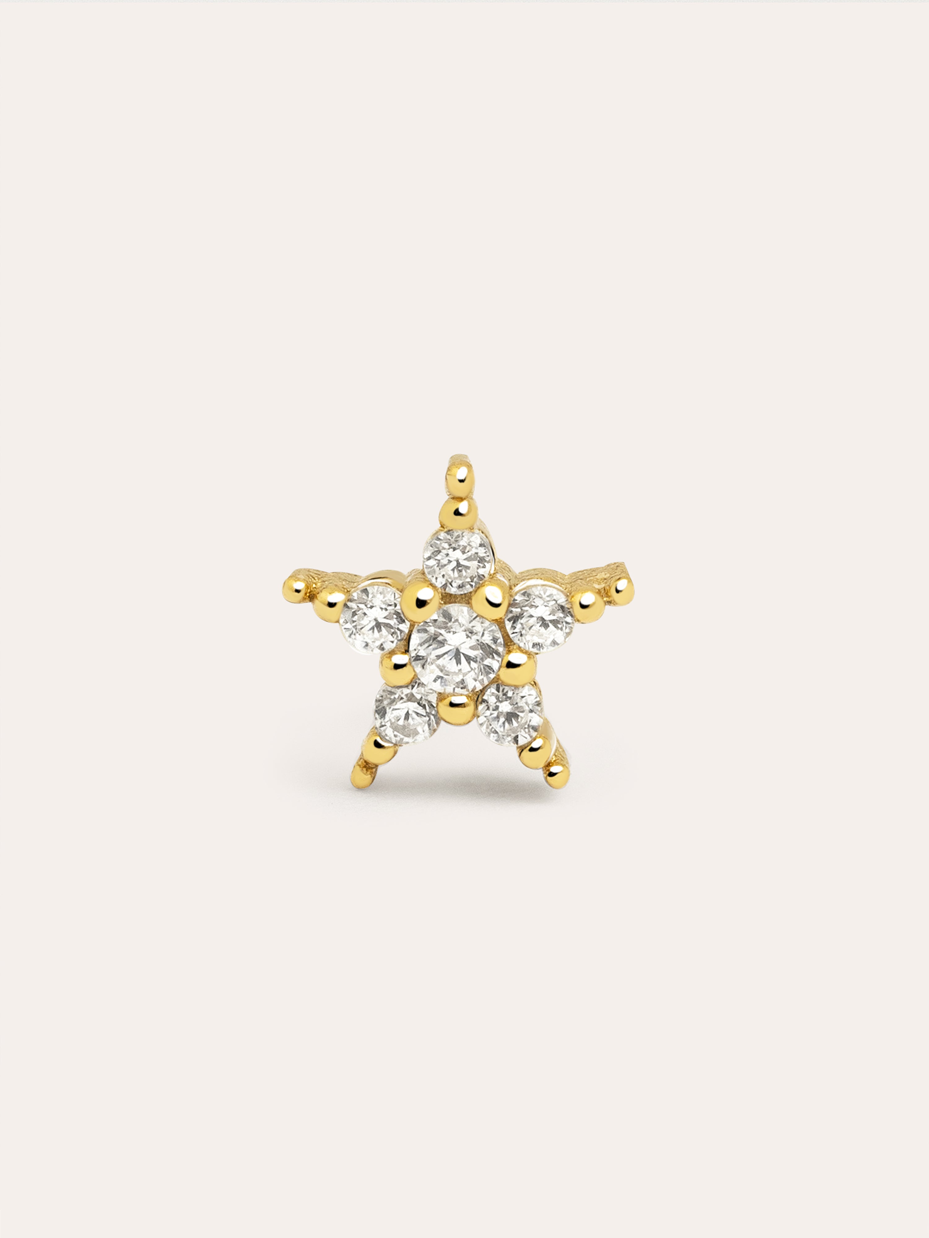 Starlight Gold Single Earring 