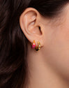 Sunset Scales Gold Single Earring 