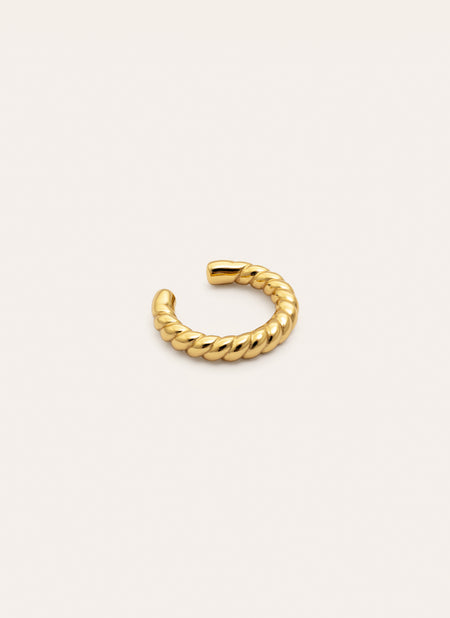 Tressia Gold Ear Cuff Single Earring