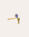 Tulip Gold Single Earring 