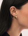 Single Zoe Earring Gold Plated