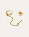 Single Zoe Earring Gold Plated
