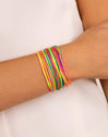 3 Pack Rainbow Fruits Stainless Steel Bracelets
