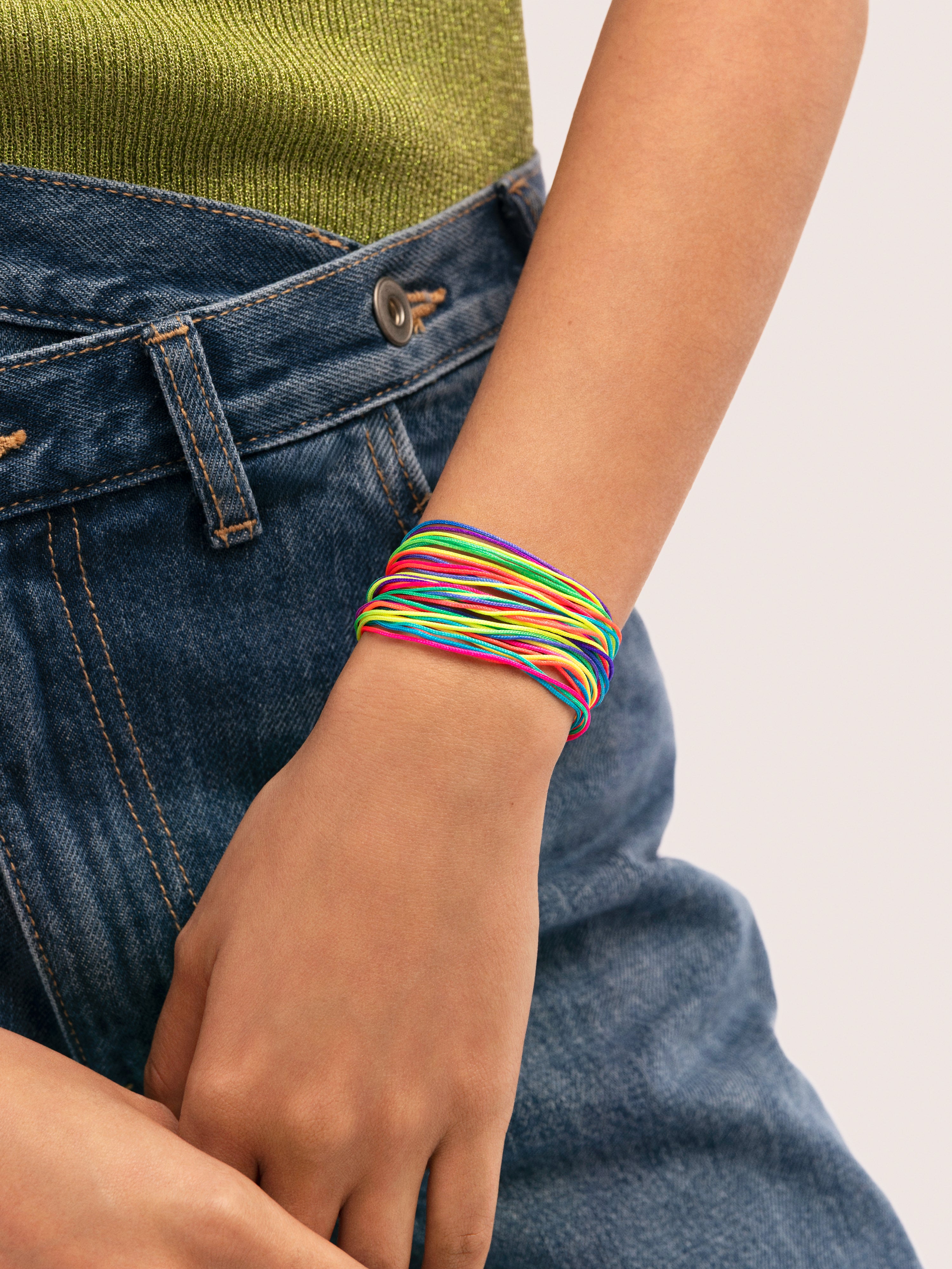 3 Pack Rainbow Fruits Stainless Steel Bracelets