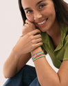 3 Pack Rainbow Fruits Stainless Steel Bracelets