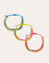3 Pack Rainbow Fruits Stainless Steel Bracelets
