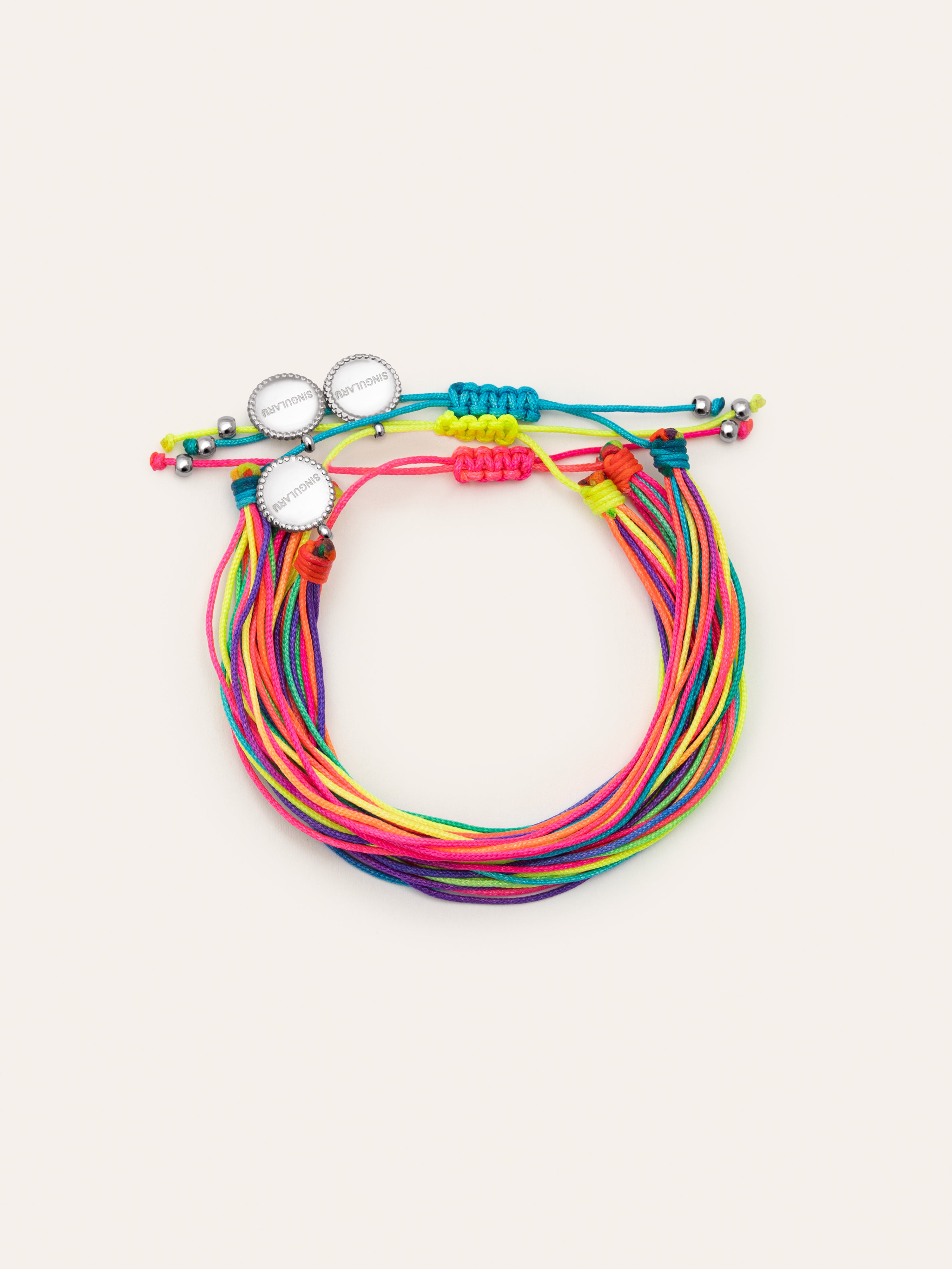 3 Pack Rainbow Fruits Stainless Steel Bracelets