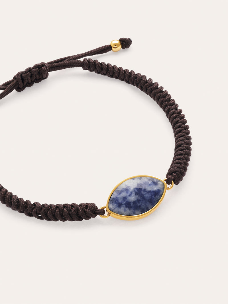 Pulsera Alma Amulet Acero Baño Oro