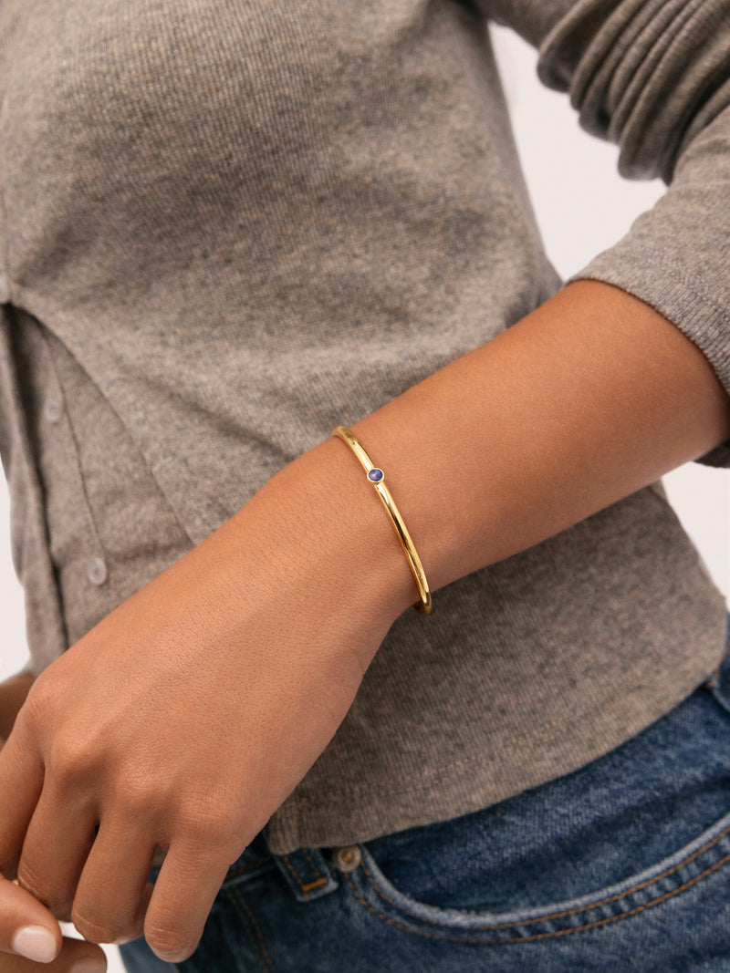 Alma Kyanite Gold-Plated Cuff Bracelet