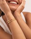 Alma Rose Gold-Plated Cuff Bracelet - vista 4