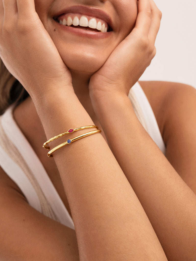 Alma Kyanite Gold-Plated Cuff Bracelet