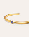 Imagen detalle de Alma Kyanite Gold-Plated Cuff Bracelet