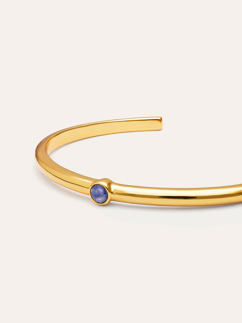 Alma Kyanite Gold-Plated Cuff Bracelet