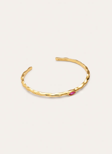 Alma Rose Gold-Plated Cuff Bracelet