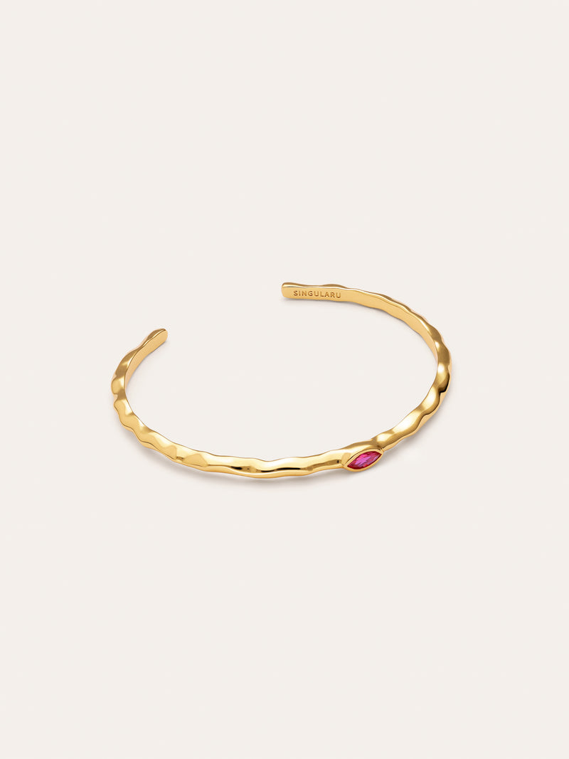 Alma Rose Gold-Plated Cuff Bracelet