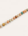 Pulsera Ámbar Stones Acero Baño Oro