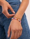 Pulsera Bali Chic Stones Acero Baño Oro