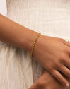 Big Cord Stainless Steel Gold Bracelet