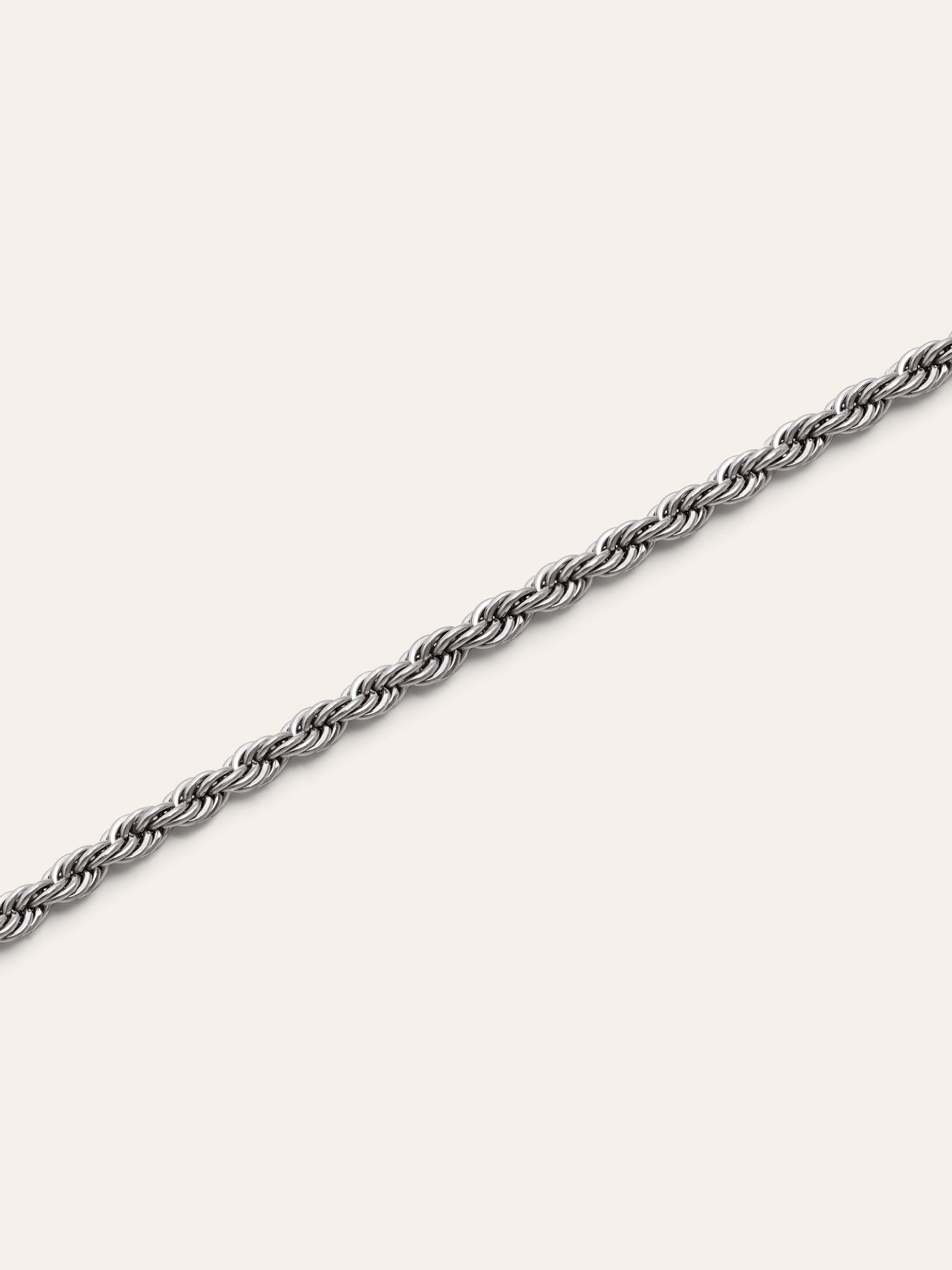 Big Cord Stainless Steel Bracelet