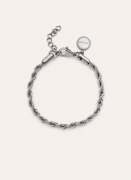 Big Cord Stainless Steel Bracelet